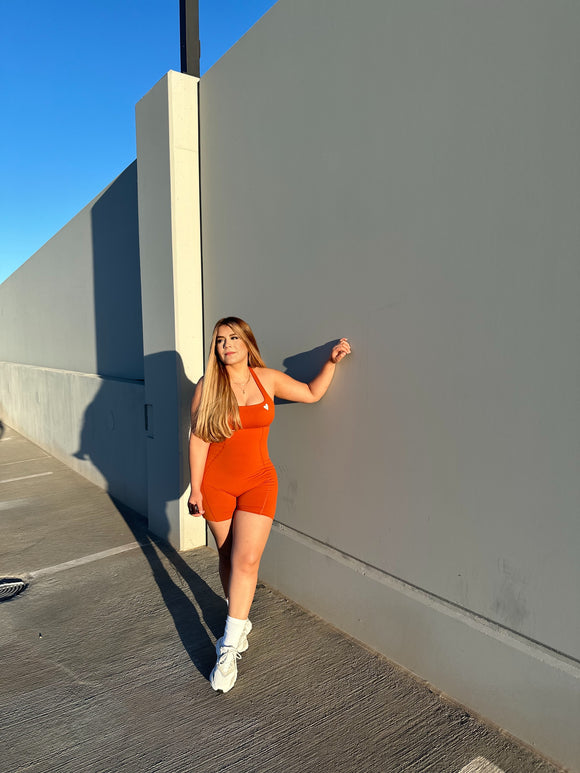 Burnt orange bodysuit